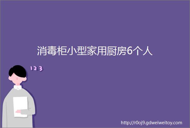 消毒柜小型家用厨房6个人